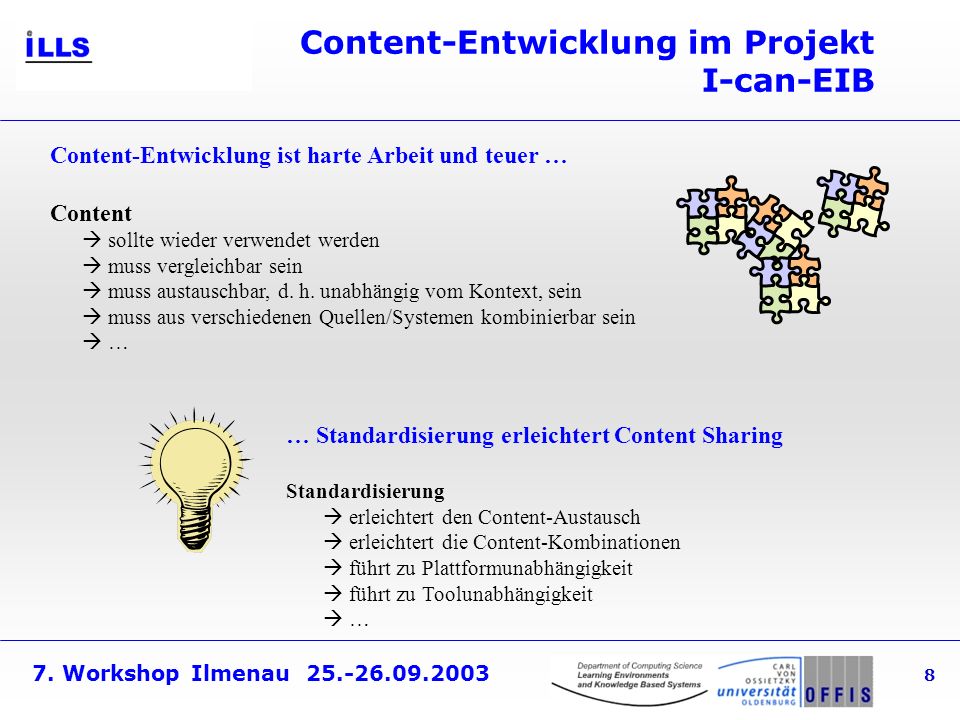 Content-Entwicklung im Projekt I-can-EIB