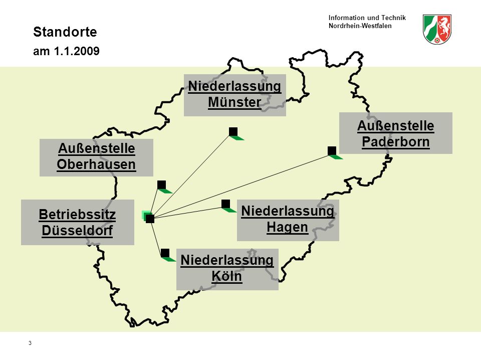 Standorte Niederlassung Münster Außenstelle Paderborn Außenstelle