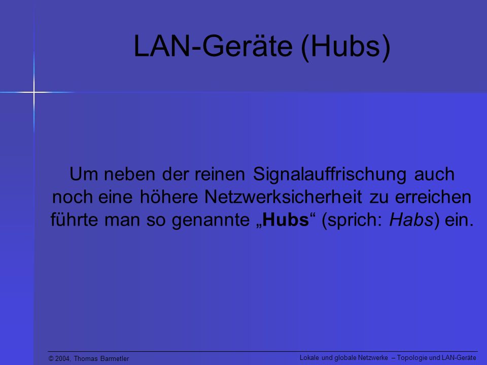 LAN-Geräte (Hubs)