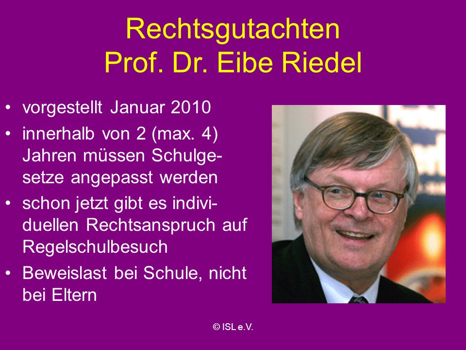 Rechtsgutachten Prof. Dr. Eibe Riedel