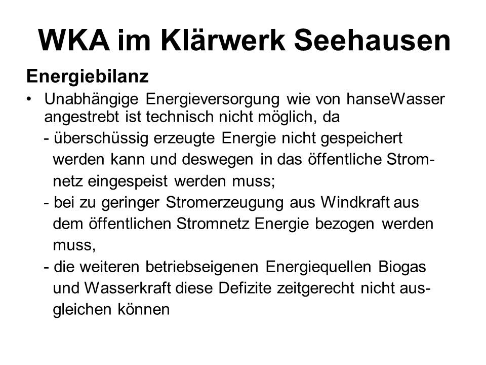WKA im Klärwerk Seehausen