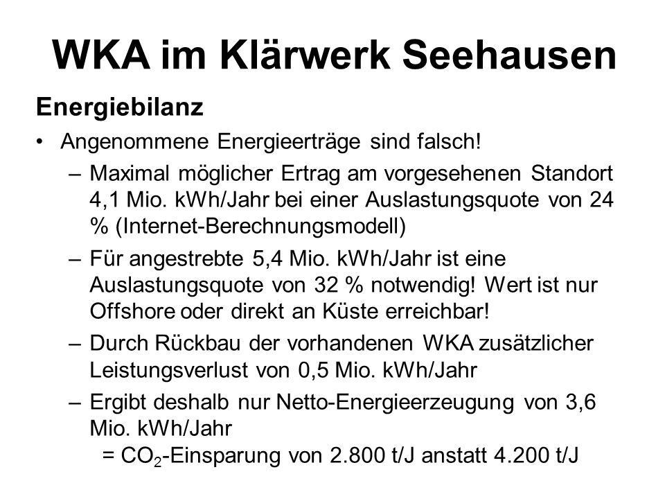 WKA im Klärwerk Seehausen