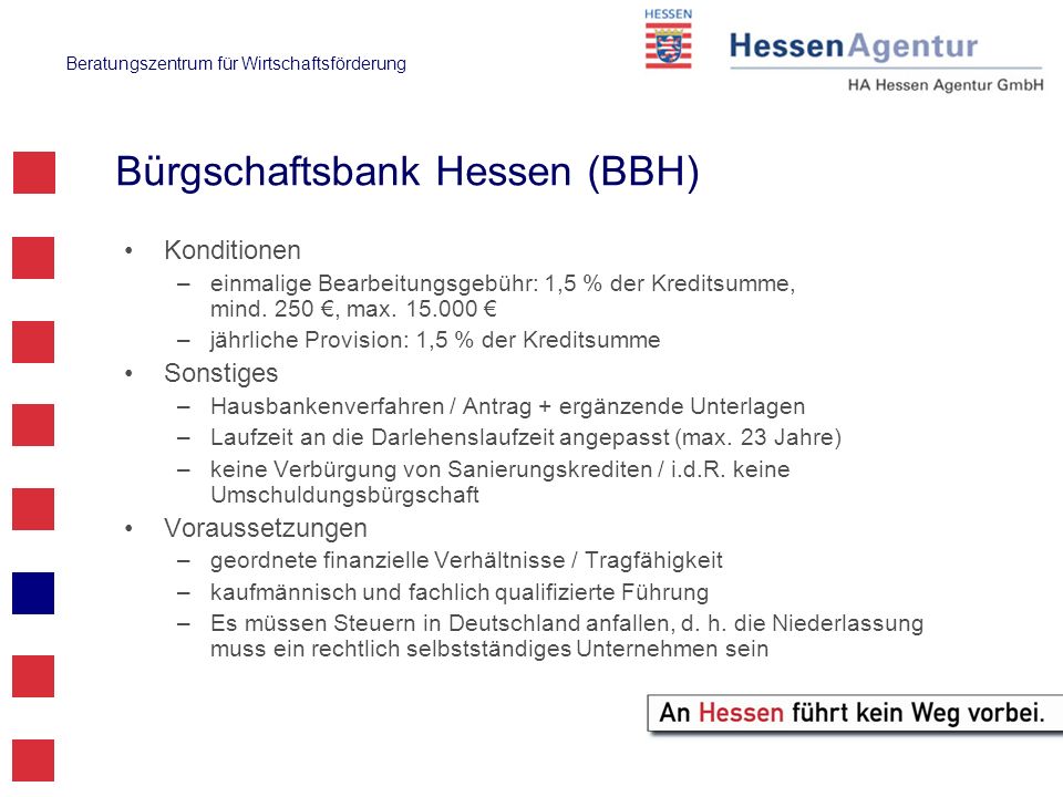 Bürgschaftsbank Hessen (BBH)