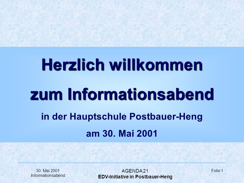 EDV-Initiative in Postbauer-Heng
