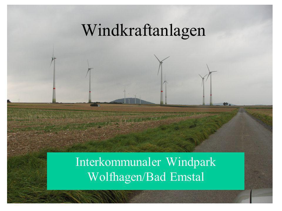 Interkommunaler Windpark Wolfhagen/Bad Emstal