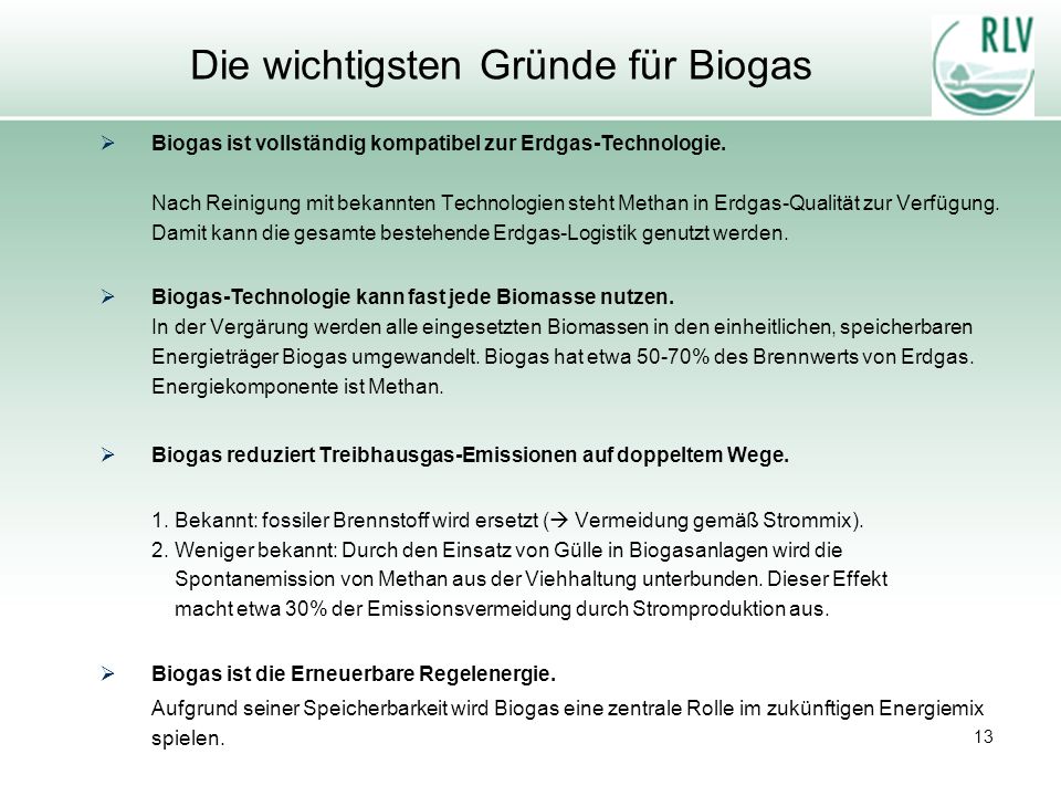 Die wichtigsten Gründe für Biogas