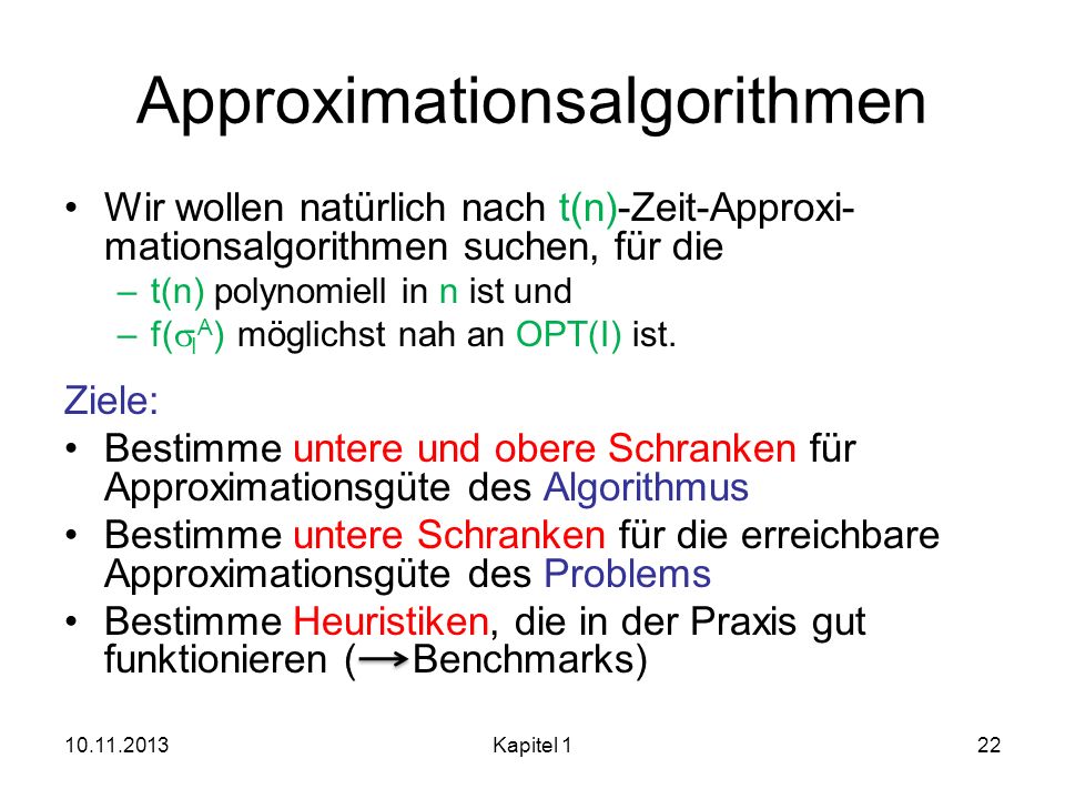 Approximationsalgorithmen