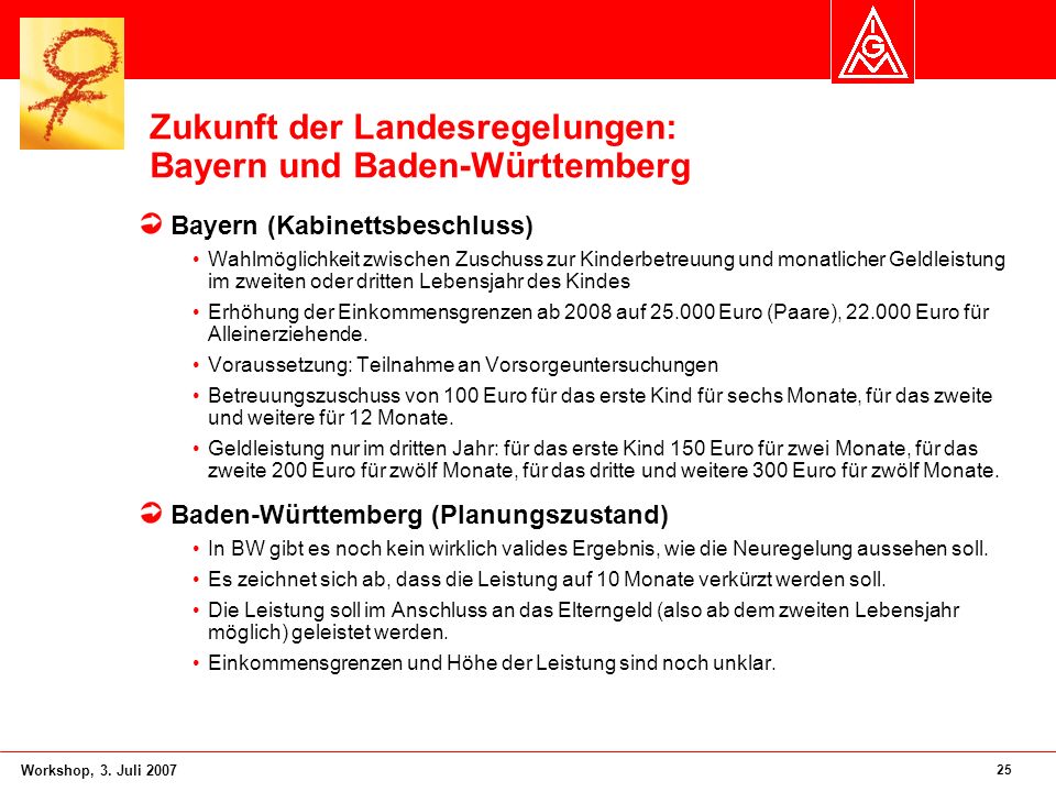 Zukunft der Landesregelungen: Bayern und Baden-Württemberg