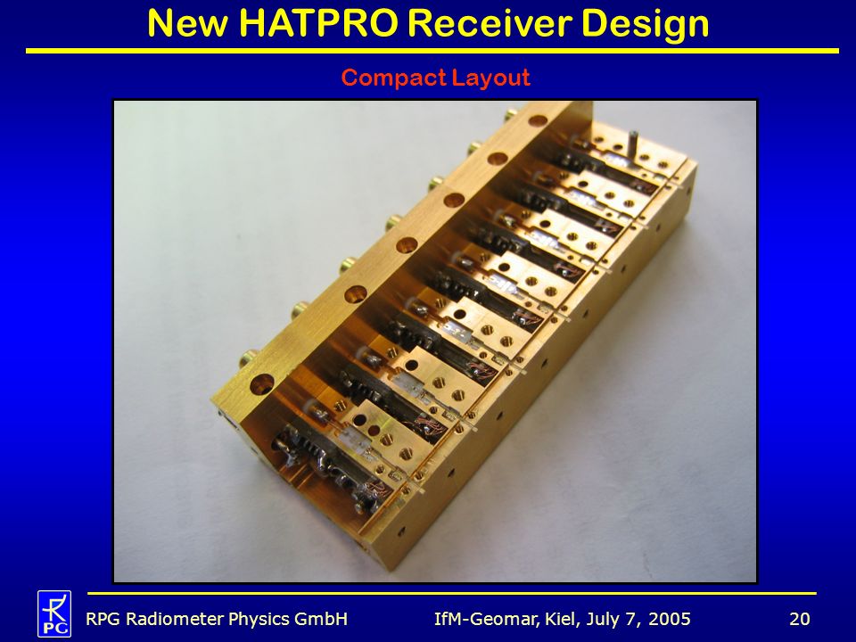 New HATPRO Receiver Design