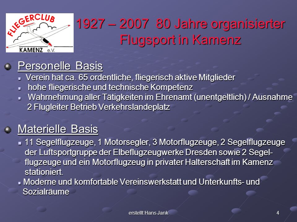 1927 – Jahre organisierter Flugsport in Kamenz