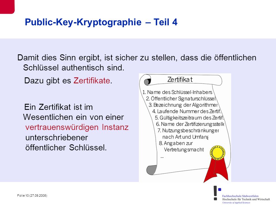 Public-Key-Kryptographie – Teil 4