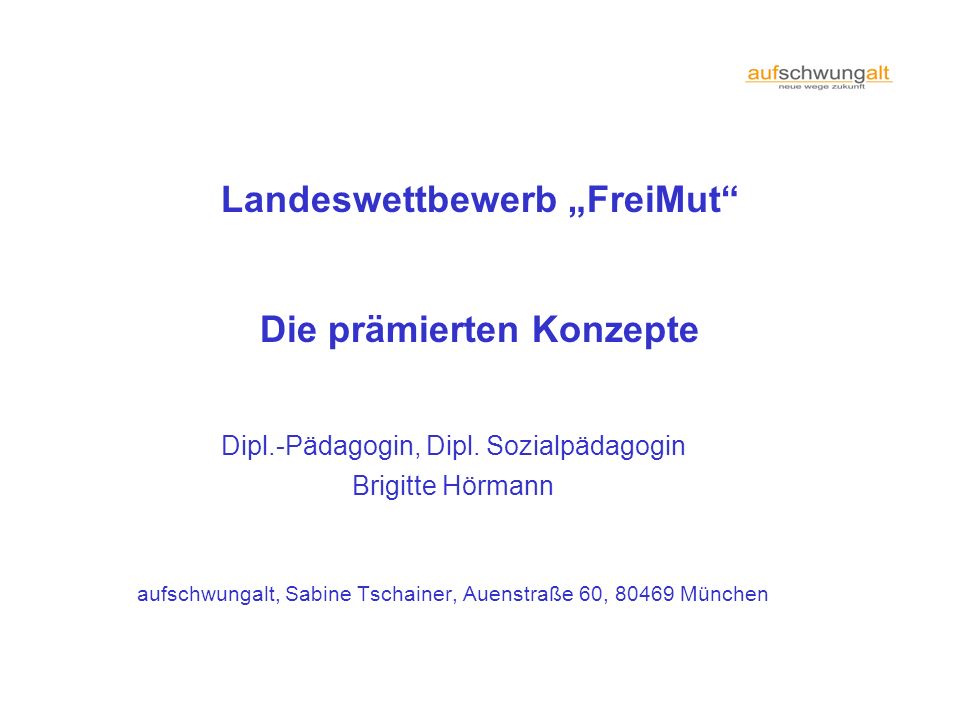 Landeswettbewerb „FreiMut
