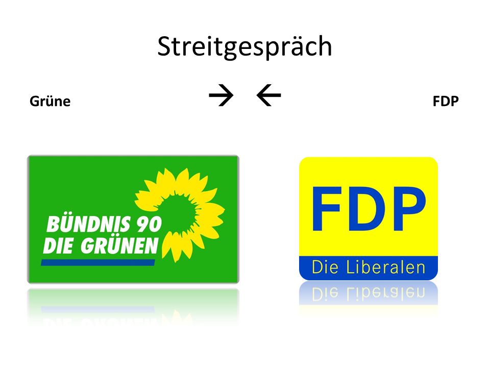 Streitgespräch Grüne   FDP.