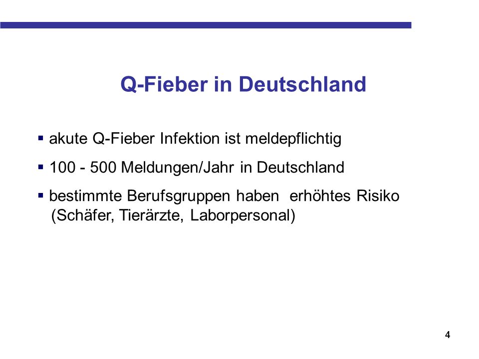Q-Fieber in Deutschland