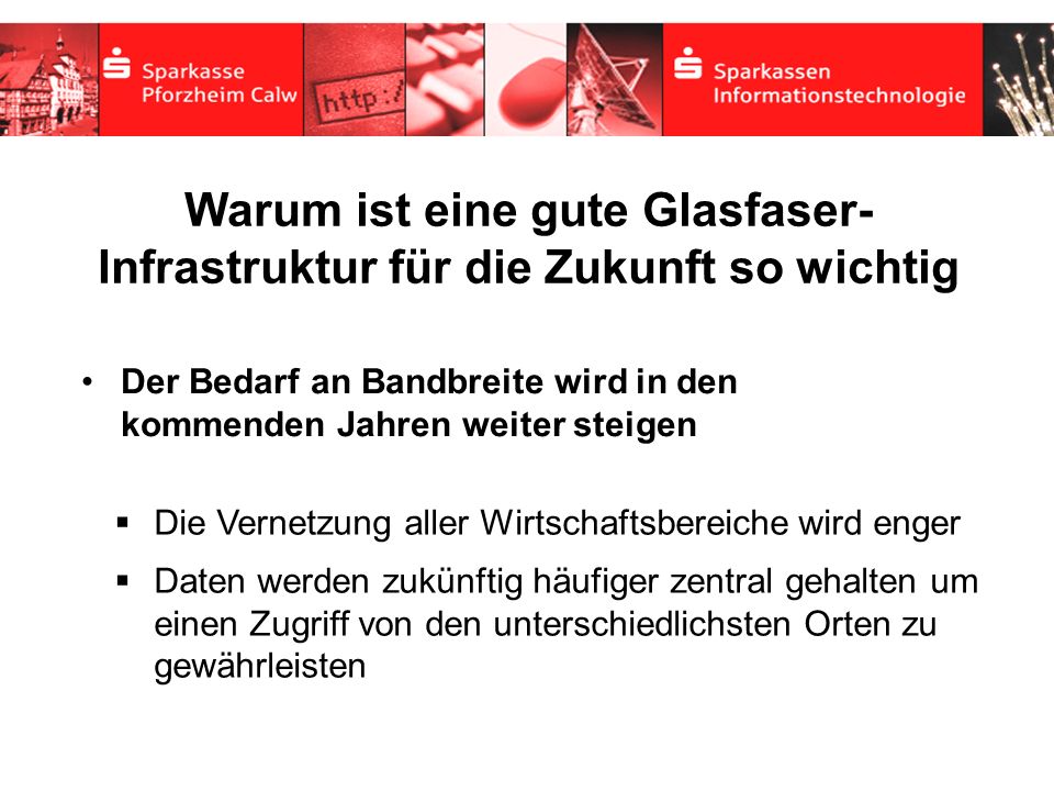 Warum ist eine gute Glasfaser-Infrastruktur für die Zukunft so wichtig