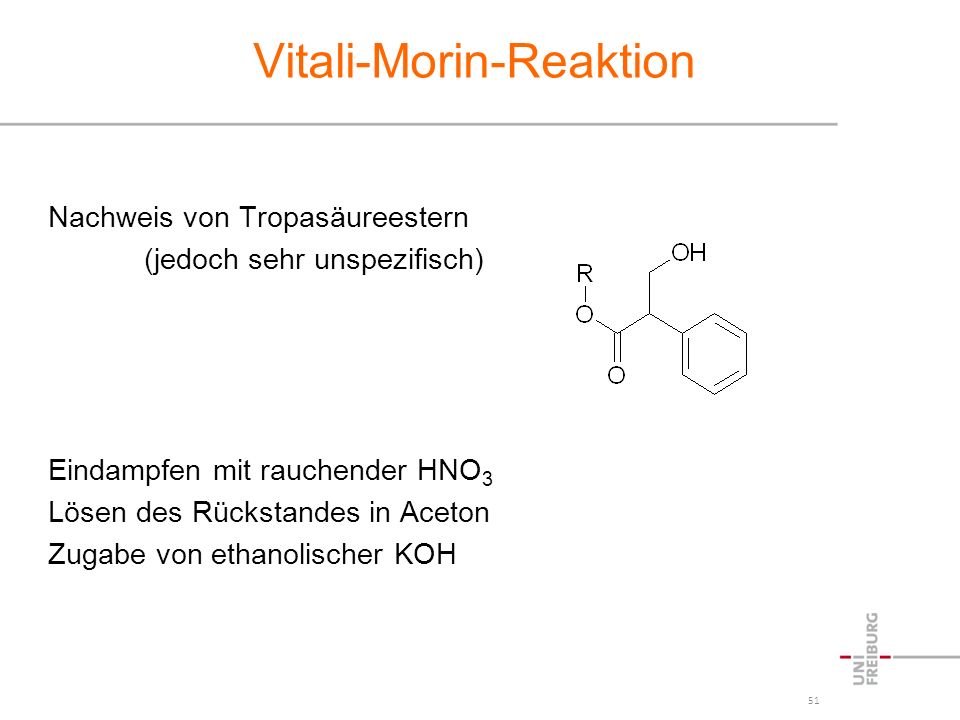 Vitali-Morin-Reaktion