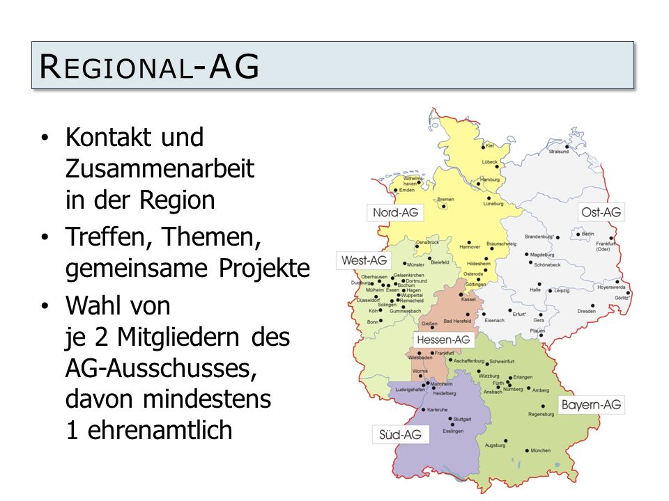 Regional-AG Kontakt und Zusammenarbeit in der Region