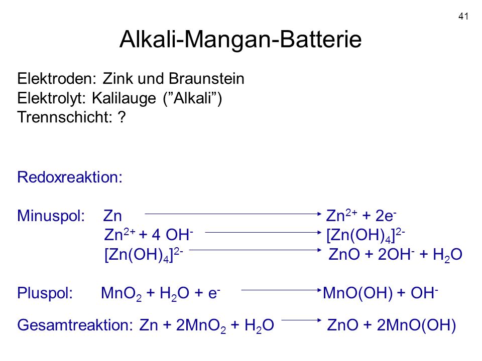 Alkali-Mangan-Batterie