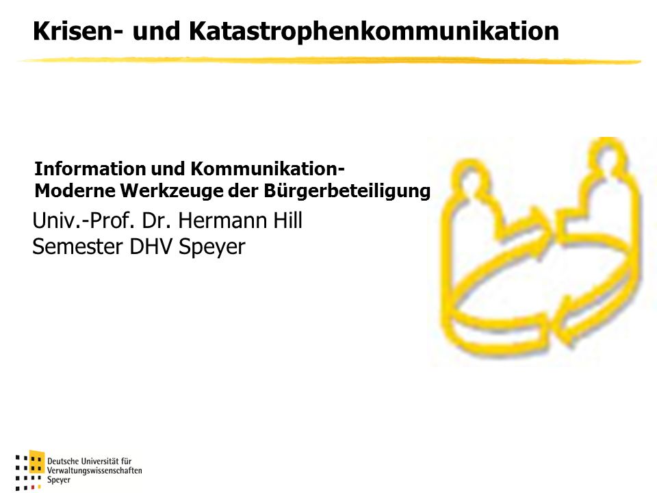 Krisen- und Katastrophenkommunikation