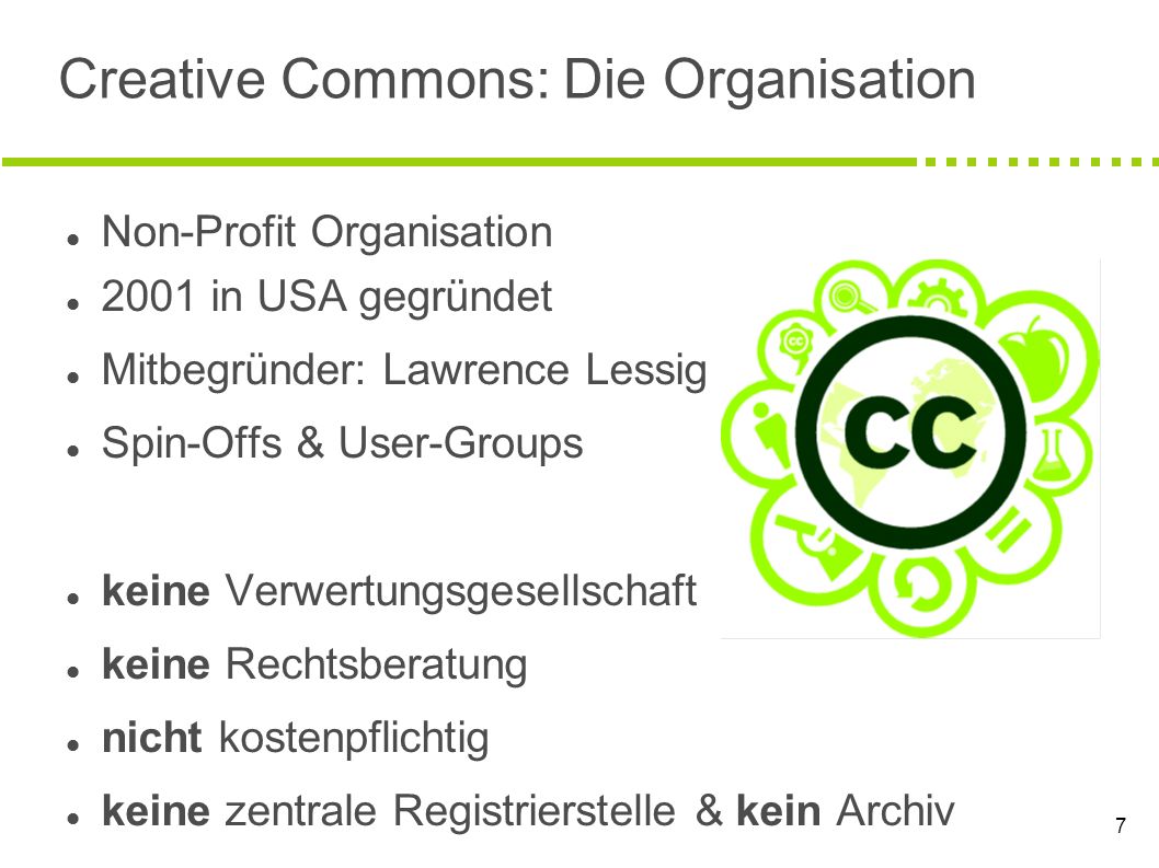 Creative Commons: Die Organisation