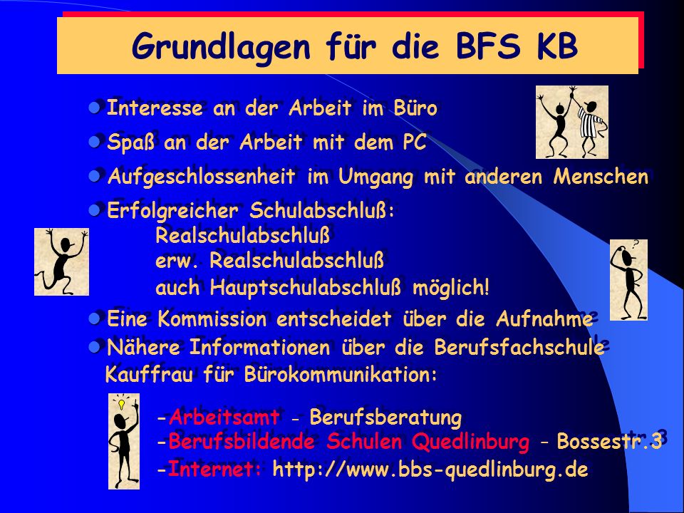 Grundlagen für die BFS KB