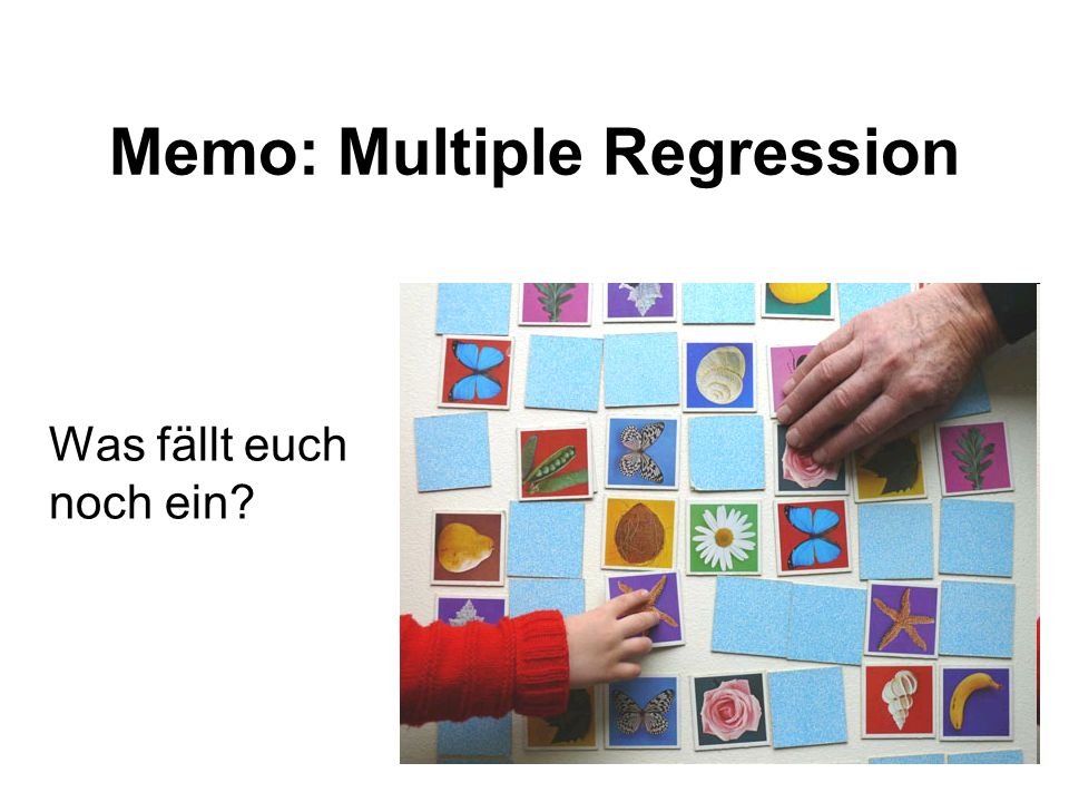 Memo: Multiple Regression