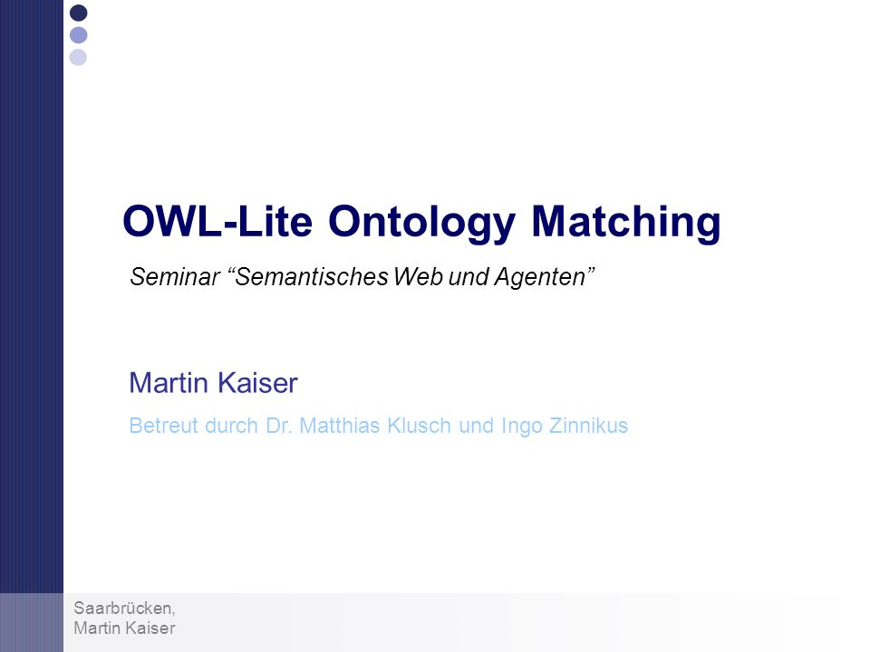 OWL-Lite Ontology Matching