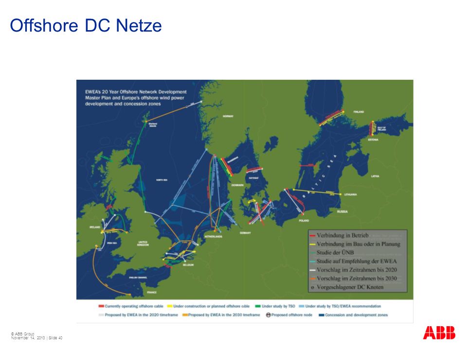 Offshore DC Netze © ABB Group March 25, 2017 | Slide 40