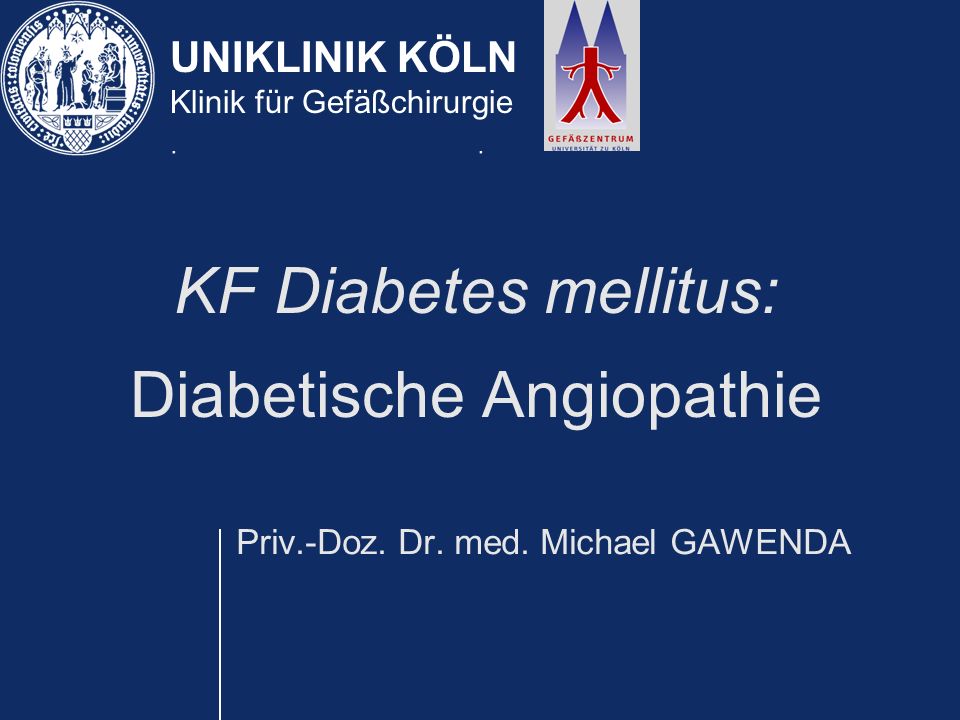 Priv.-Doz. Dr. med. Michael GAWENDA