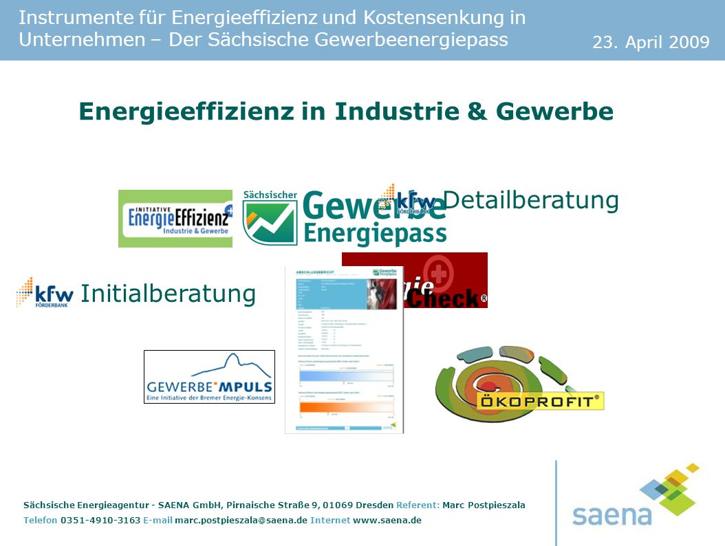 Energieeffizienz in Industrie & Gewerbe