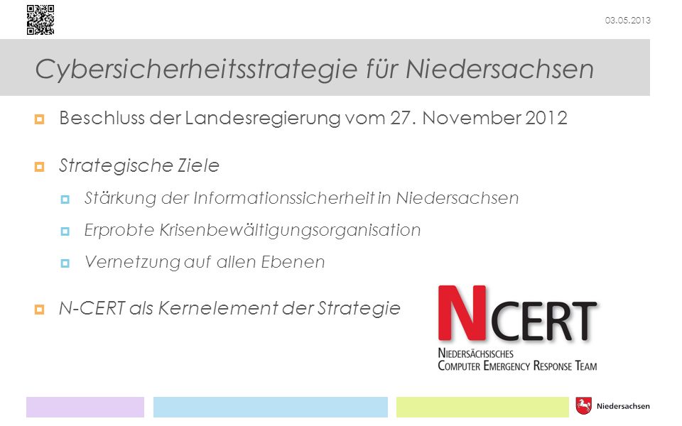 Cybersicherheitsstrategie für Niedersachsen