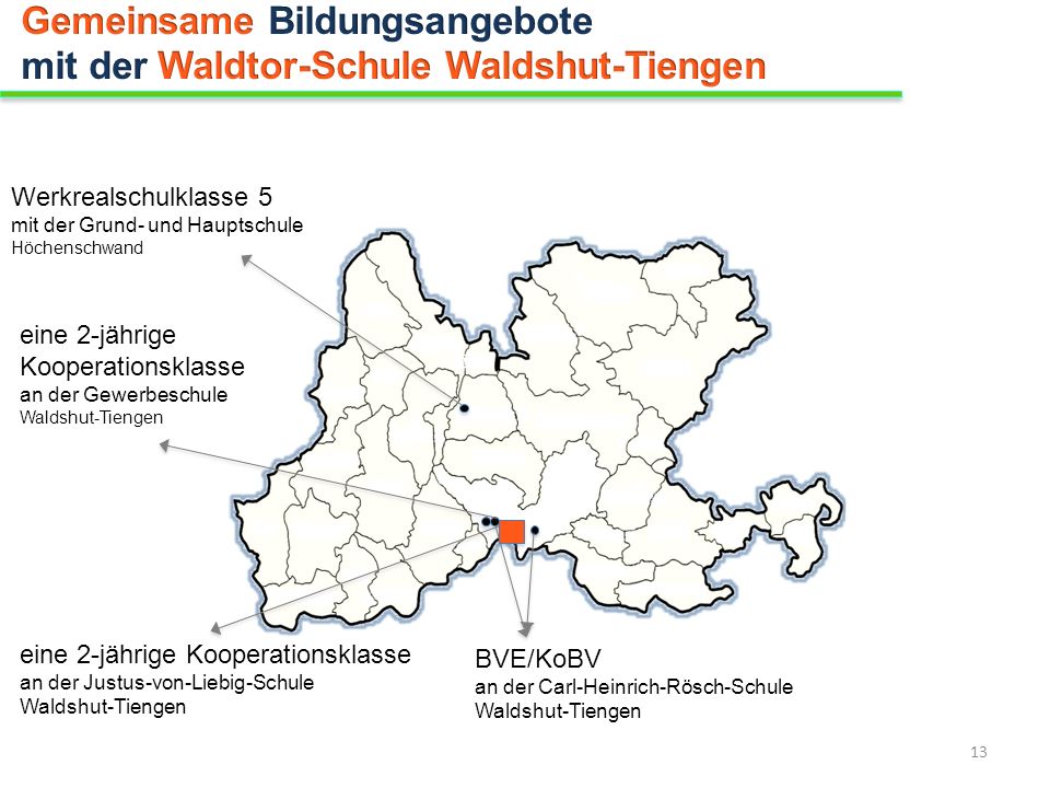 Gemeinsame Bildungsangebote mit der Waldtor-Schule Waldshut-Tiengen