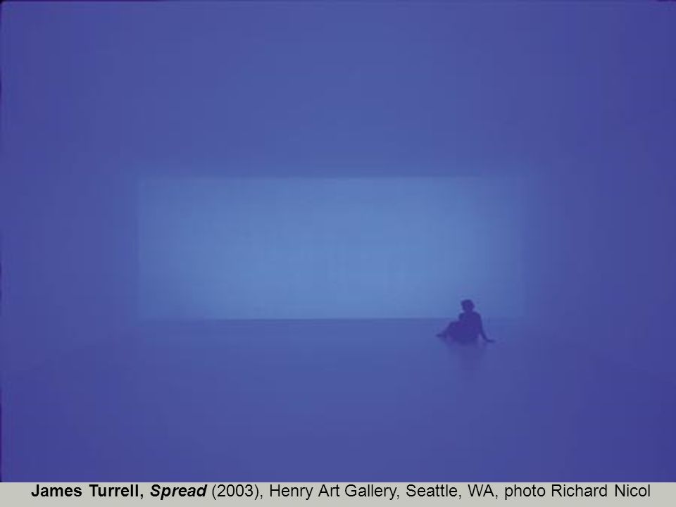 The picture of an art installation by James Turell gives an impression of the task: Even if one has a clear point of view, the subject under observation is still hard to define.