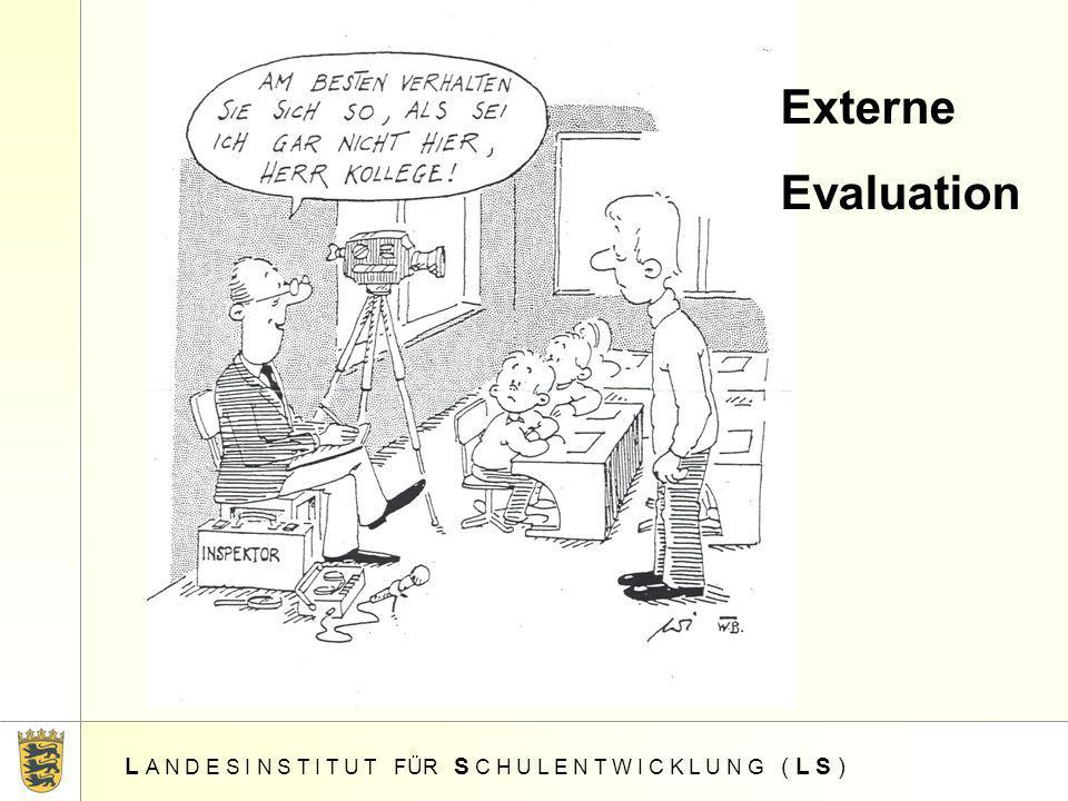 Externe Evaluation L A N D E S I N S T I T U T FÜR S C H U L E N T W I C K L U N G ( L S )