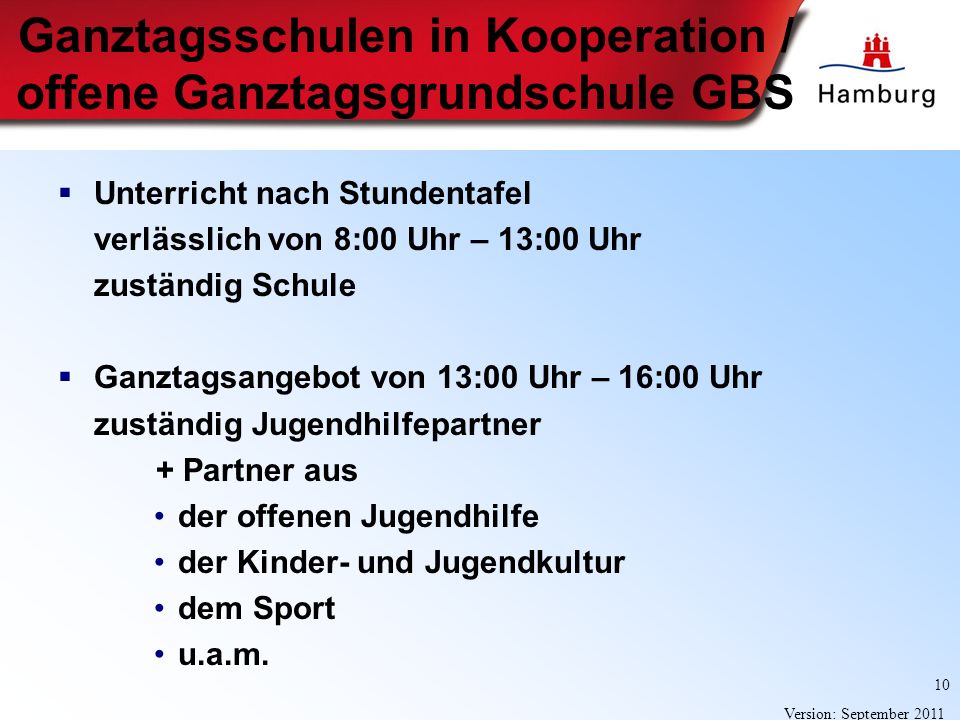 Ganztagsschulen in Kooperation / offene Ganztagsgrundschule GBS