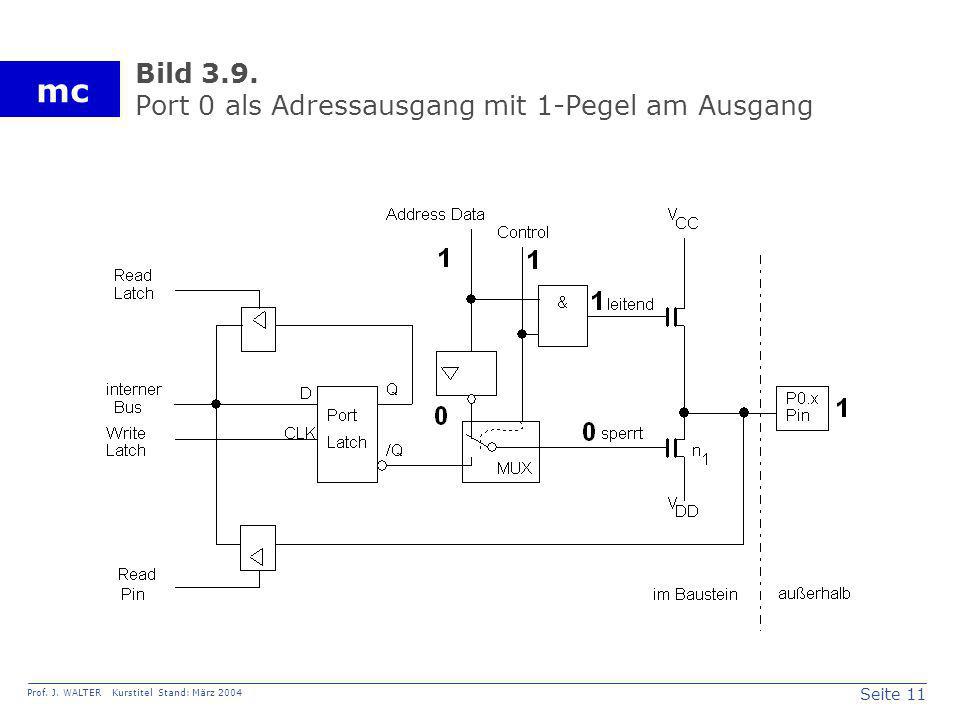 Bild 3.9. Port 0 als Adressausgang mit 1-Pegel am Ausgang