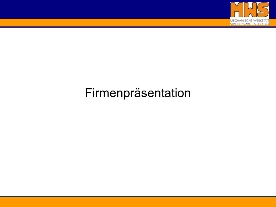 Firmenpräsentation