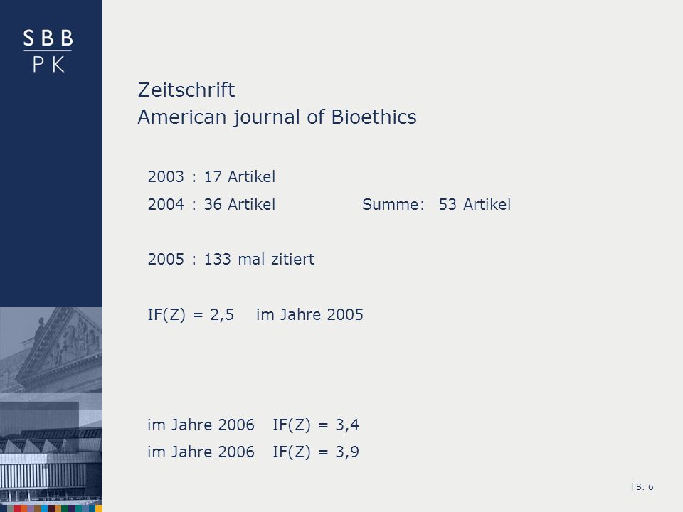 Zeitschrift American journal of Bioethics