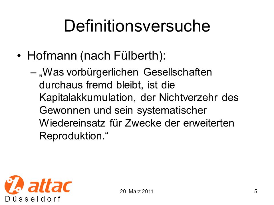 Definitionsversuche Hofmann (nach Fülberth):