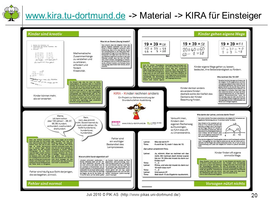 -> Material -> KIRA für Einsteiger