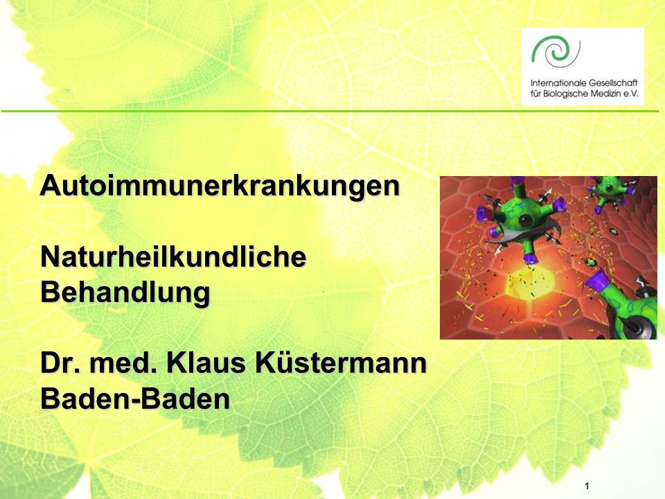 Autoimmunerkrankungen Naturheilkundliche Behandlung Dr. med
