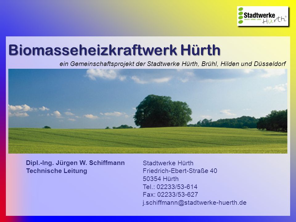 Biomasseheizkraftwerk Hürth