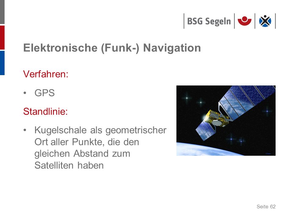 Elektronische (Funk-) Navigation