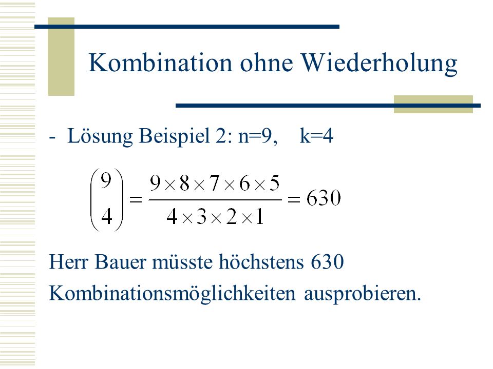 Kombinatorik Universität Kassel Wintersemester 2008/ ppt video online  herunterladen