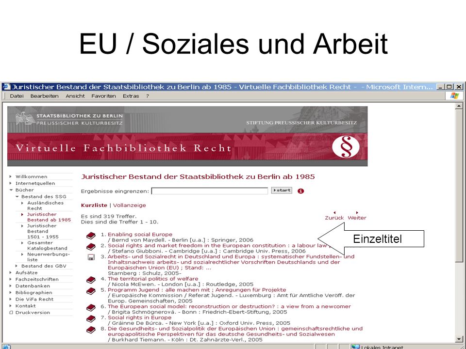 EU / Soziales und Arbeit