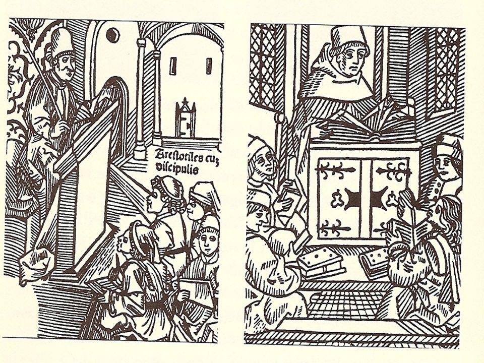 Schulszenen, frühes 15. Jh. In: Alberto Manguel, Eine Geschichte des Lesens (1998, S. 92)