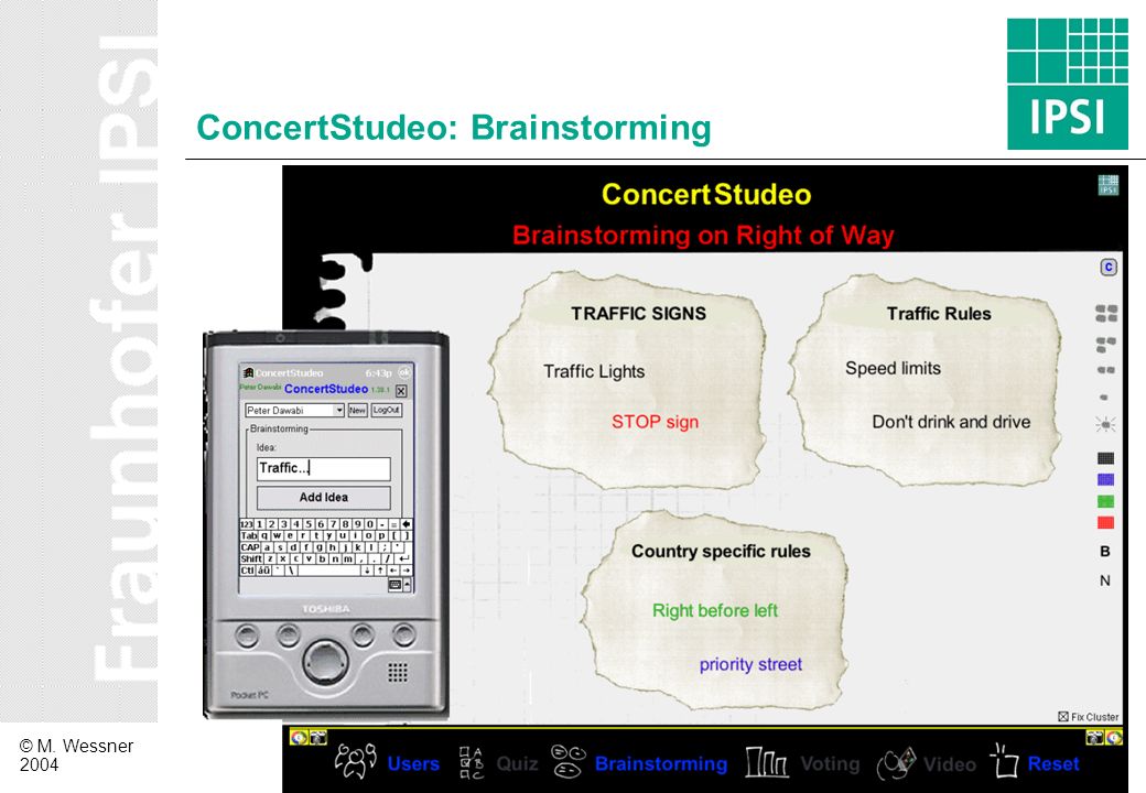 ConcertStudeo: Brainstorming