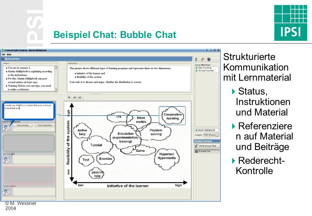 Beispiel Chat: Bubble Chat