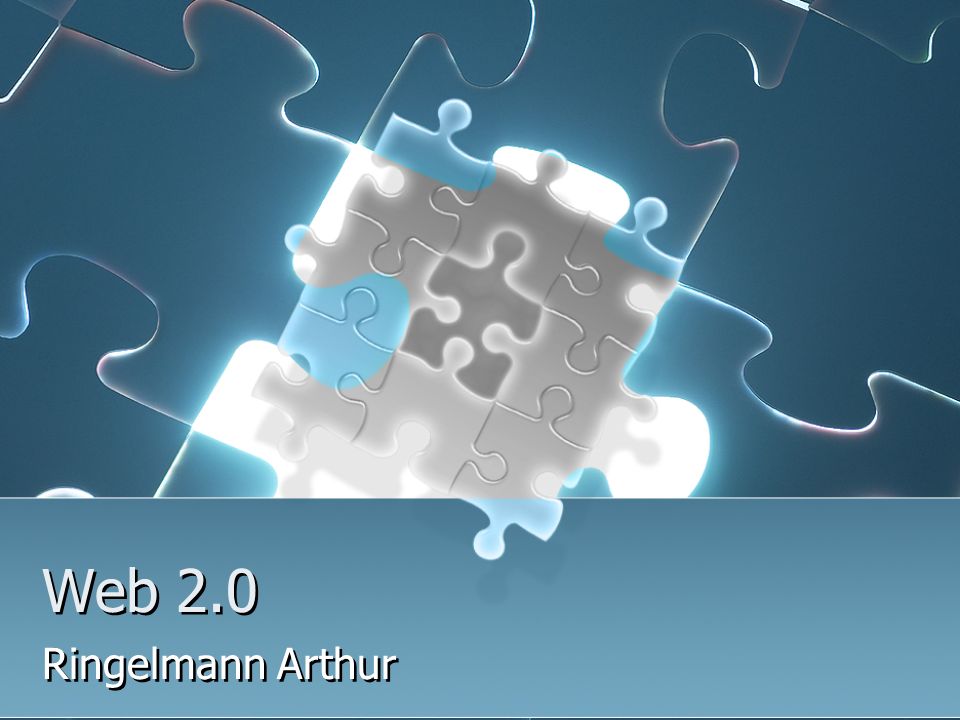 Web 2.0 Ringelmann Arthur
