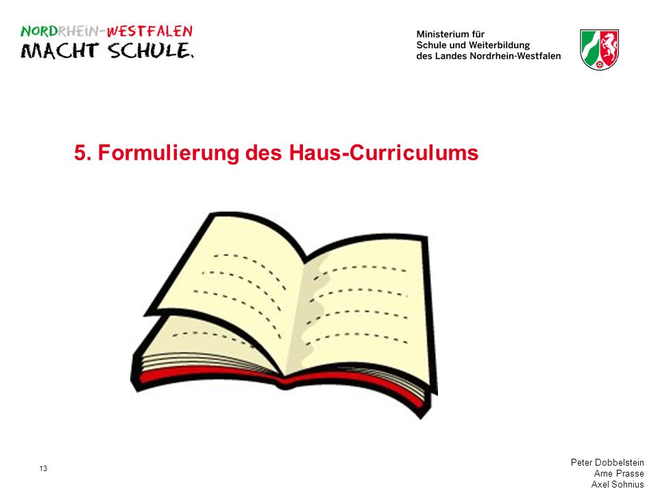 5. Formulierung des Haus-Curriculums